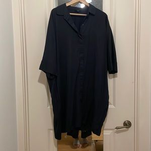 COS button down shirt dress